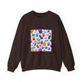 Pastel Crystal Friends Crewneck | Earth Tones & Brights