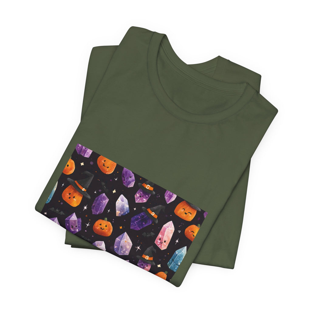 Halloween Crystal Party T-Shirt | Greens