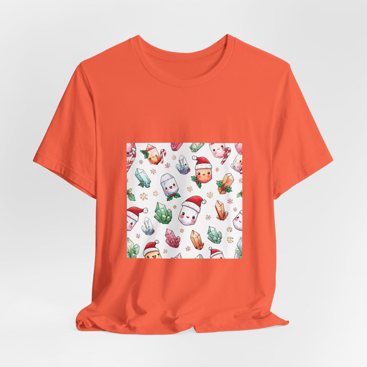 Pastel Christmas Crystal Friends T-Shirt | Pinks & Orchid