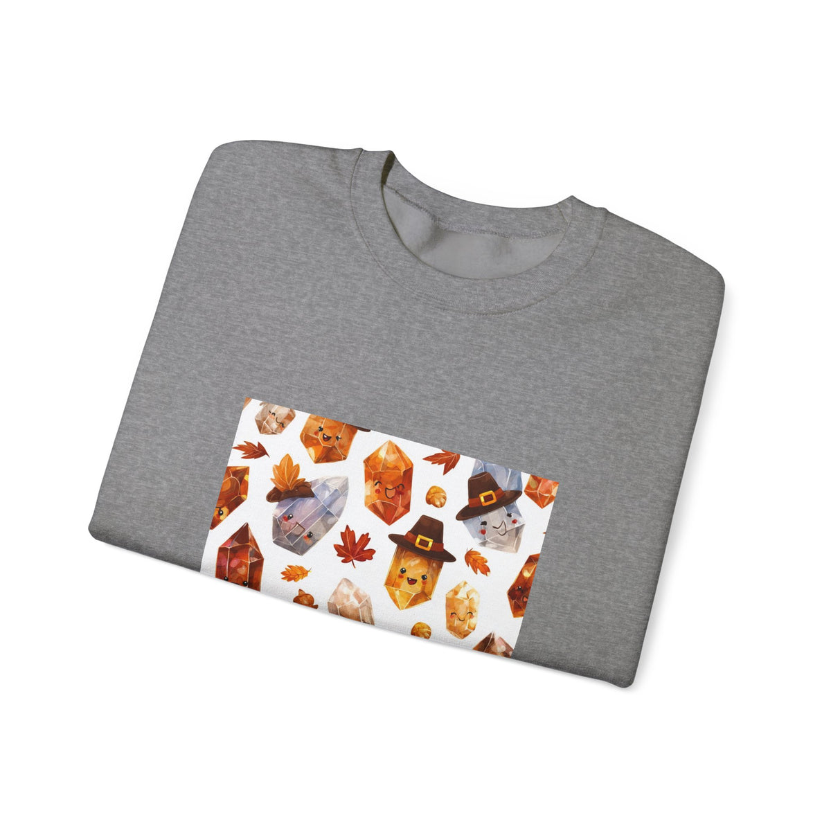 Thanksgiving Crystal Harvest Crewneck | Neutrals & Reds