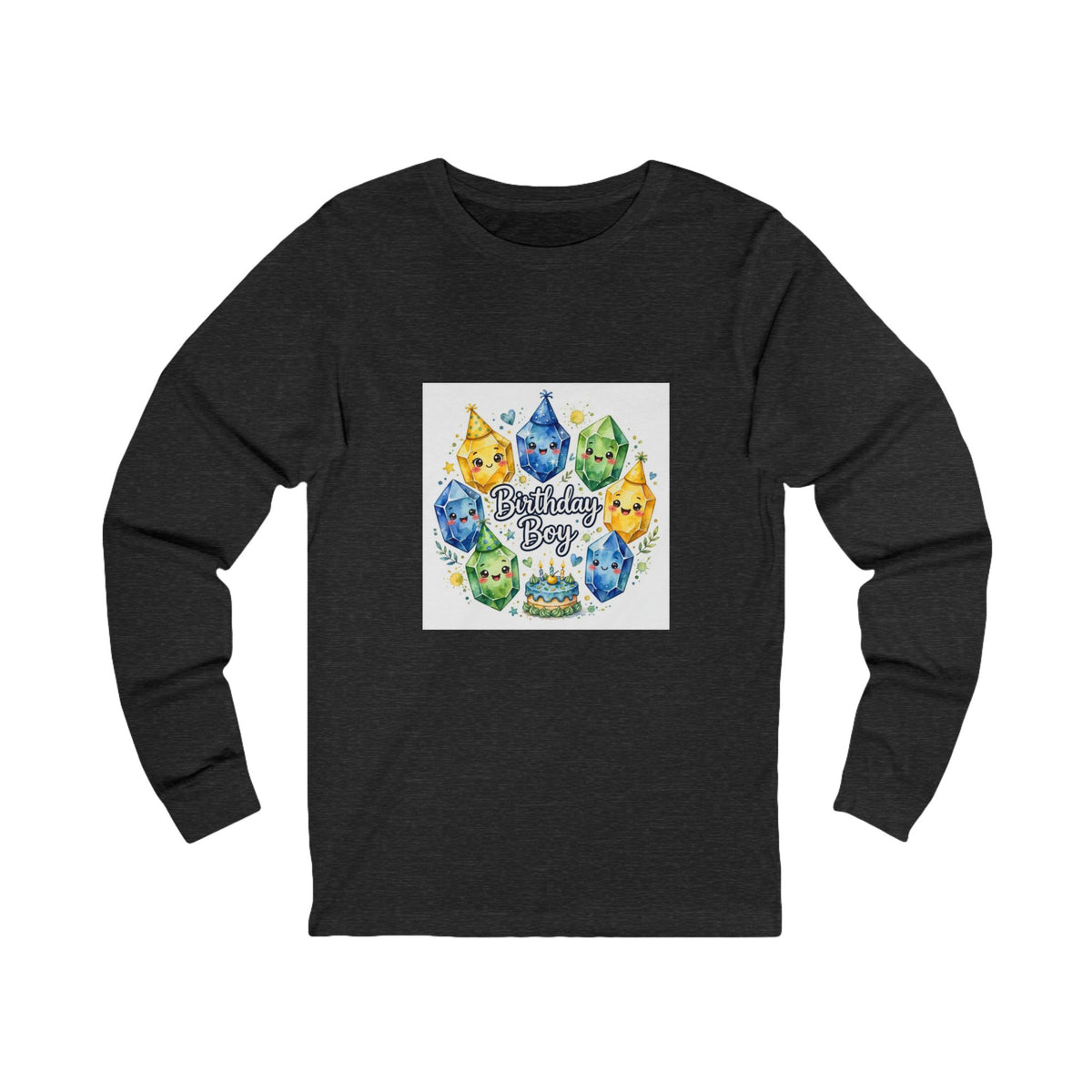 Birthday Boy Crystal Party Long Sleeve T-Shirt