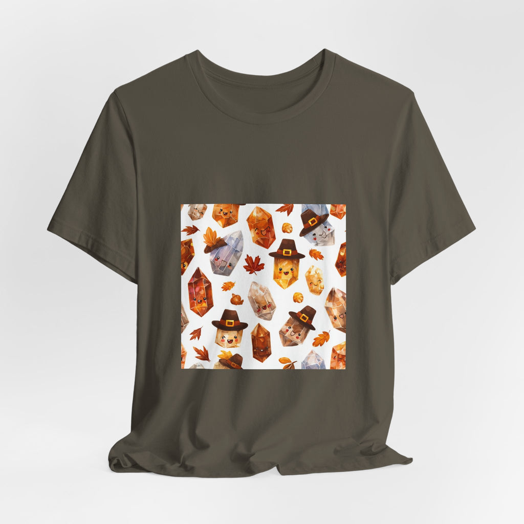 Thanksgiving Crystal Harvest T-Shirt | Greens