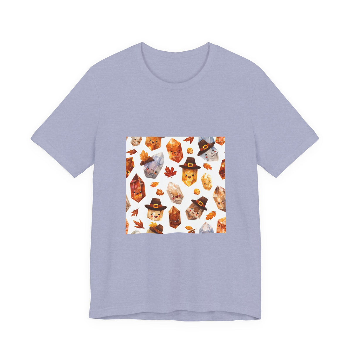Thanksgiving Crystal Harvest T-Shirt | Soft Blues