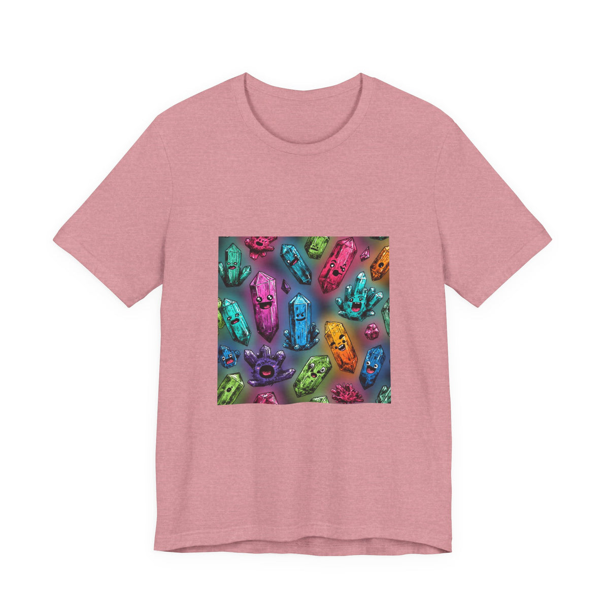 Colorful Crystal Characters T-Shirt | Pinks & Orchid