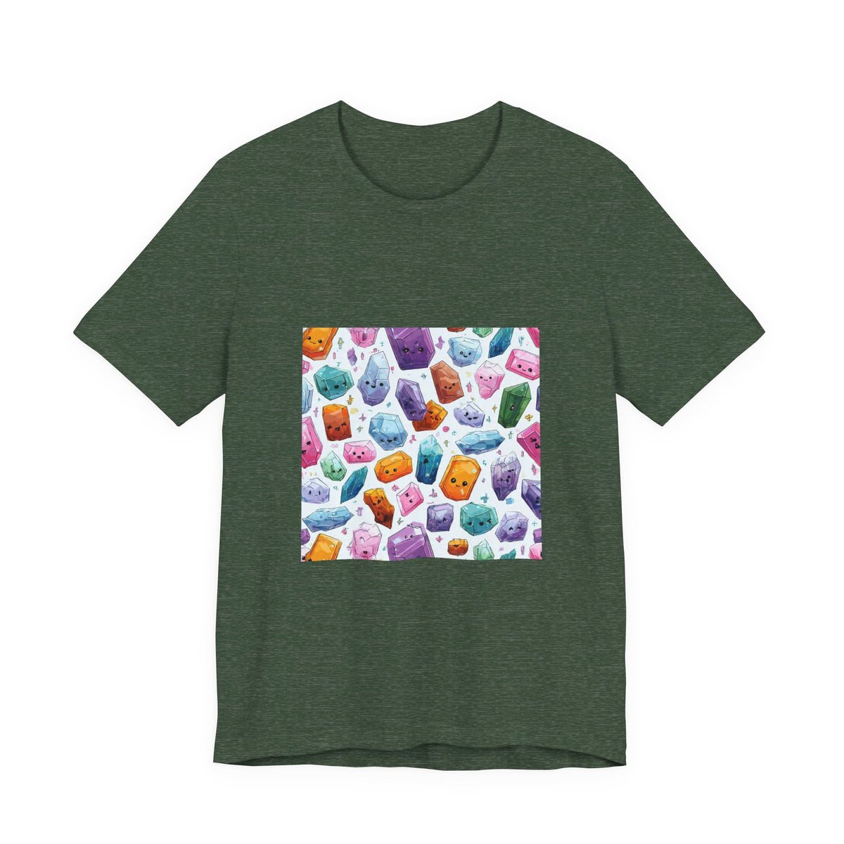 Pastel Crystal Friends T-Shirt | Forest & Ocean