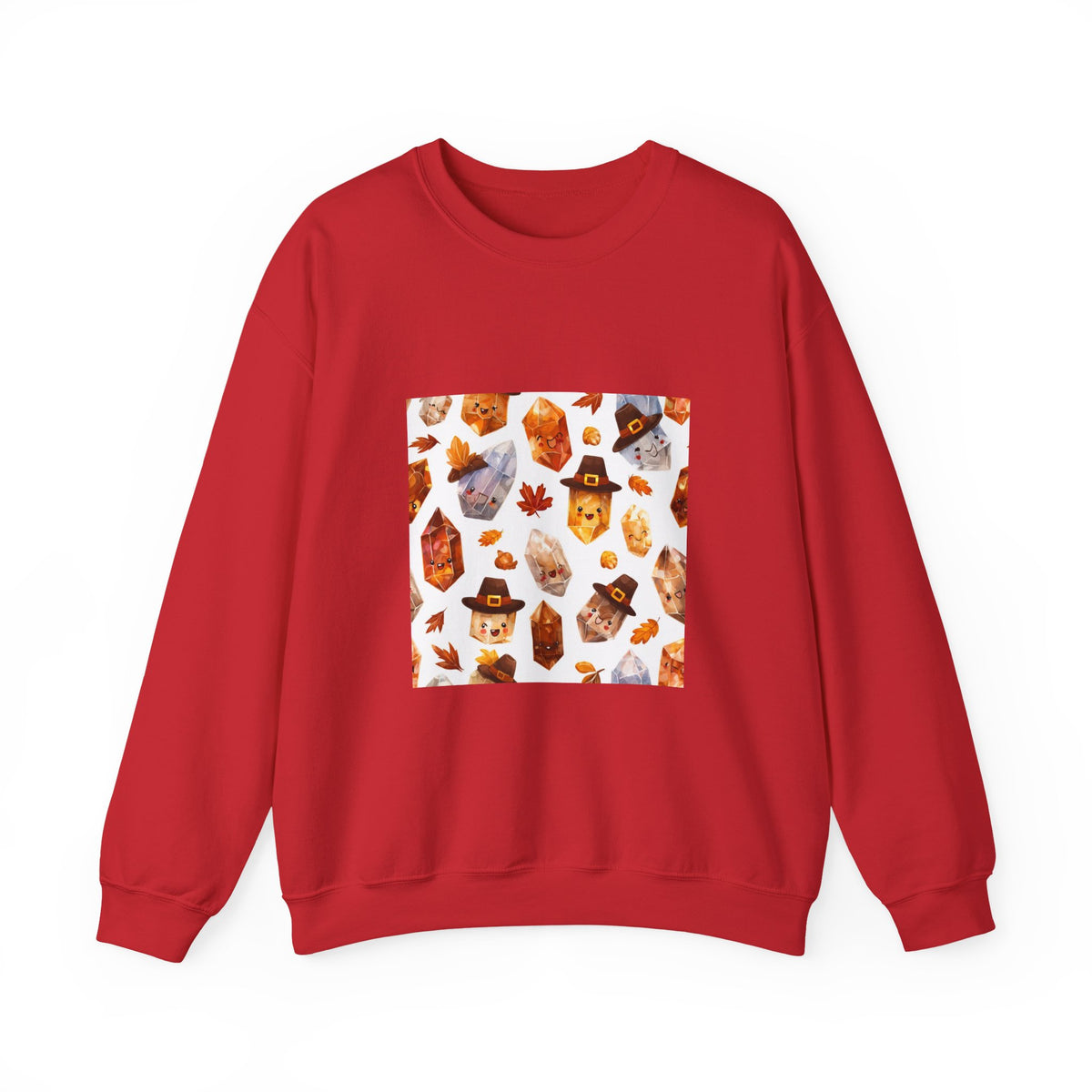 Thanksgiving Crystal Harvest Crewneck | Neutrals & Reds