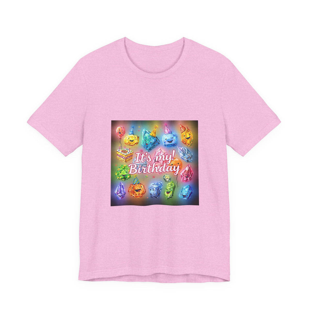 It's My Birthday Crystal Party T-Shirt | Pinks & Orchid