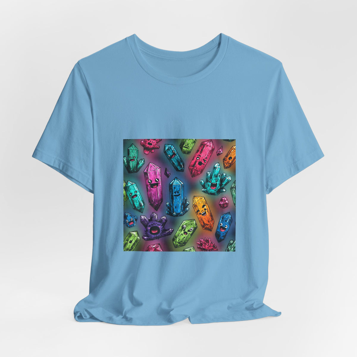 Colorful Crystal Characters T-Shirt | Forest & Ocean