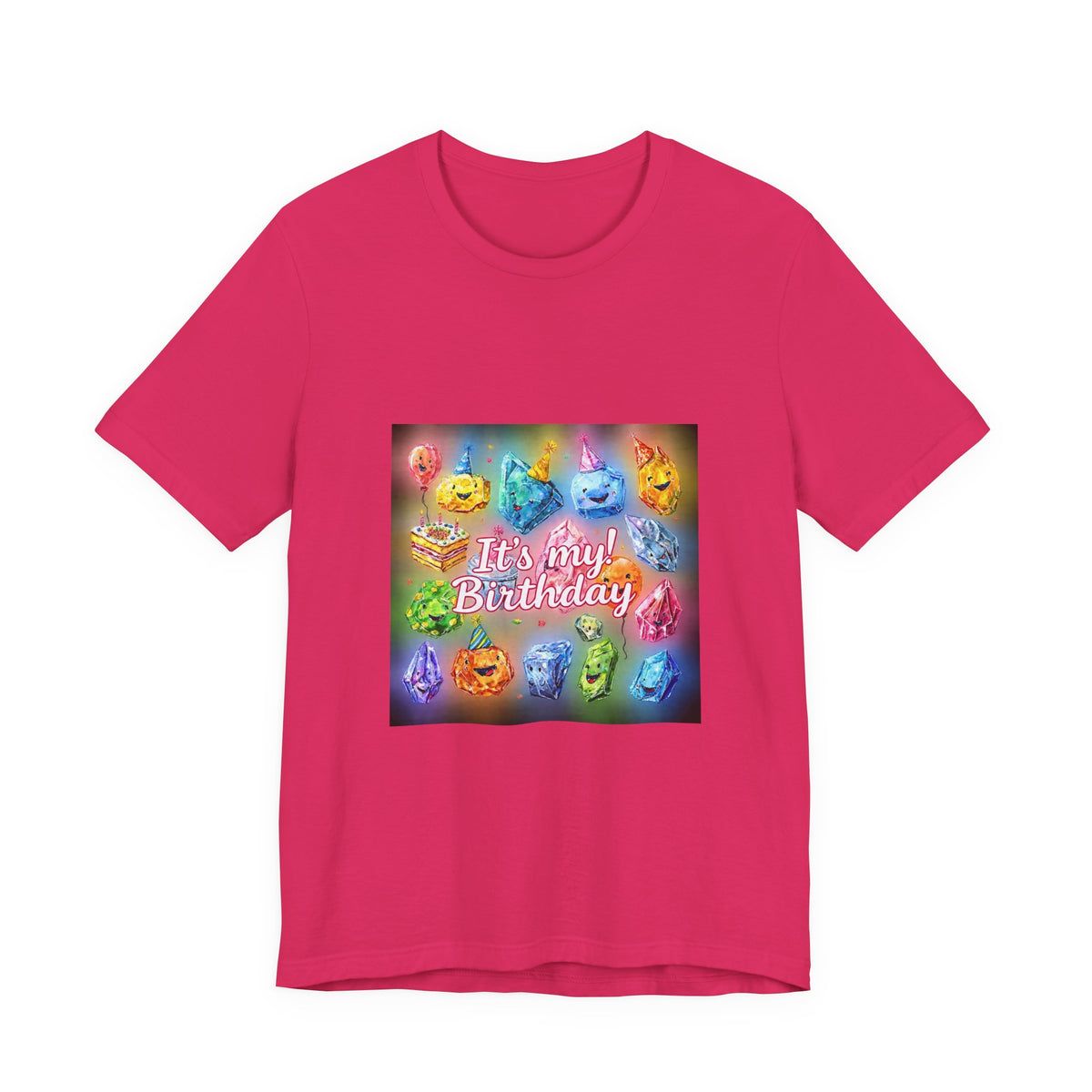 It's My Birthday Crystal Party T-Shirt | Pinks & Orchid