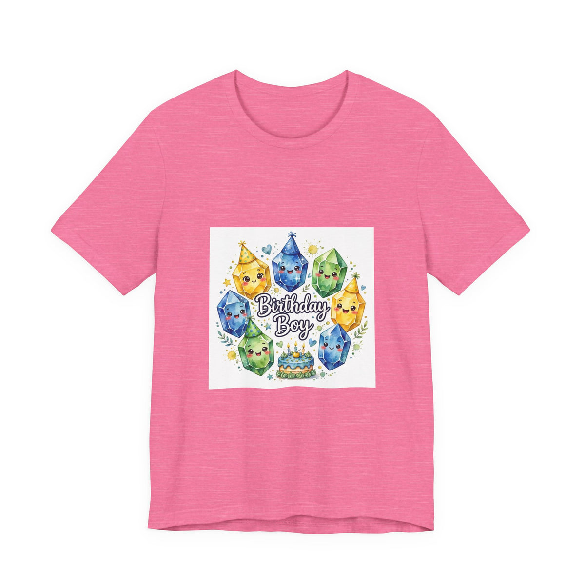 Birthday Boy Crystal Party T-Shirt | Pinks & Orchid