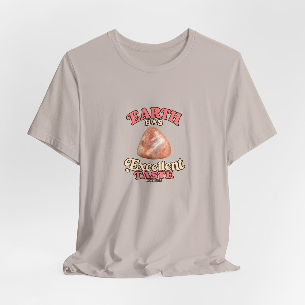 Earth Has Excellent Taste — Peach Moonstone Tee | Light Neutrals