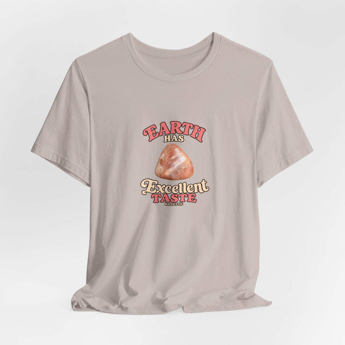 Earth Has Excellent Taste — Peach Moonstone Tee | Light Neutrals