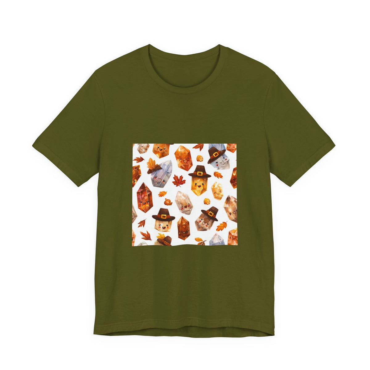 Thanksgiving Crystal Harvest T-Shirt | Greens