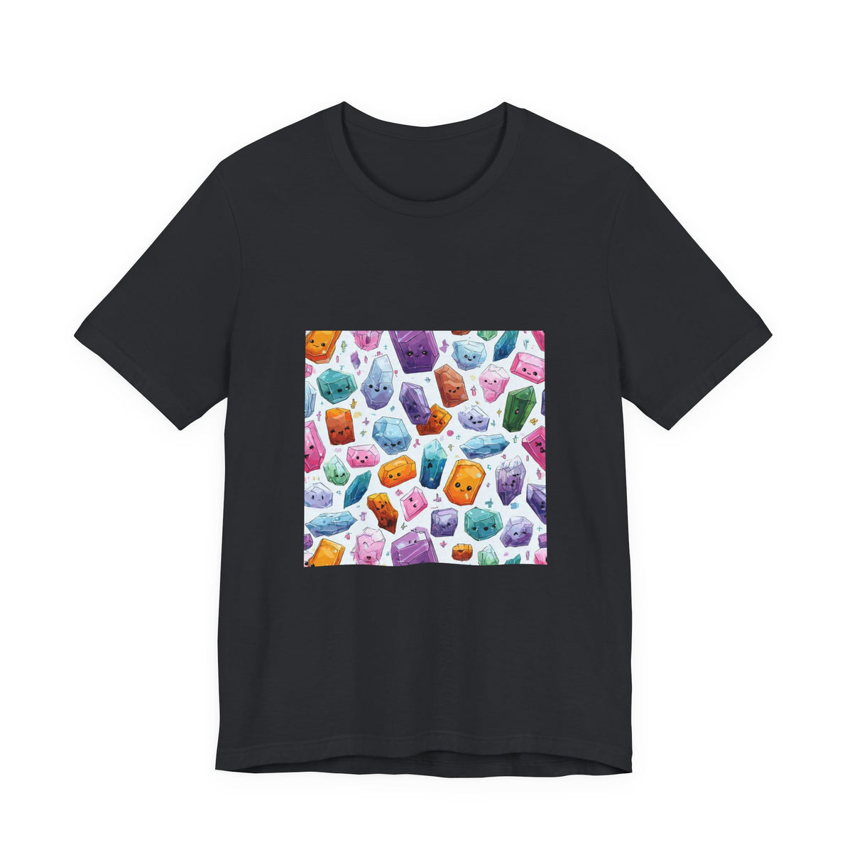 Pastel Crystal Friends T-Shirt | Dark Neutrals & Reds