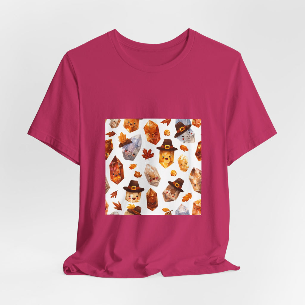 Thanksgiving Crystal Harvest T-Shirt | Pinks & Orchid