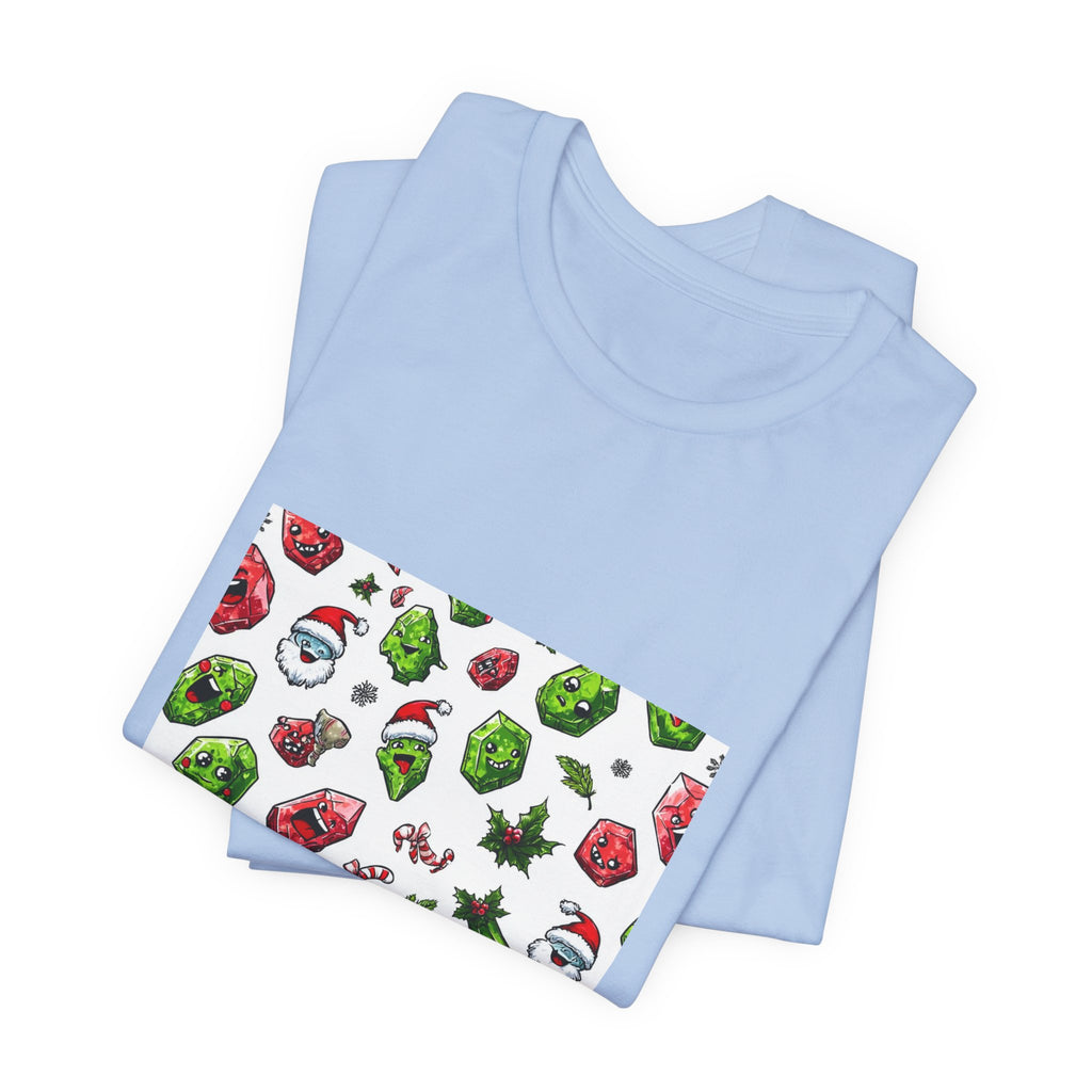 Christmas Crystal Cheer T-Shirt | Soft Blues