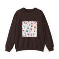 Pastel Christmas Crystal Friends Crewneck | Earth Tones & Brights