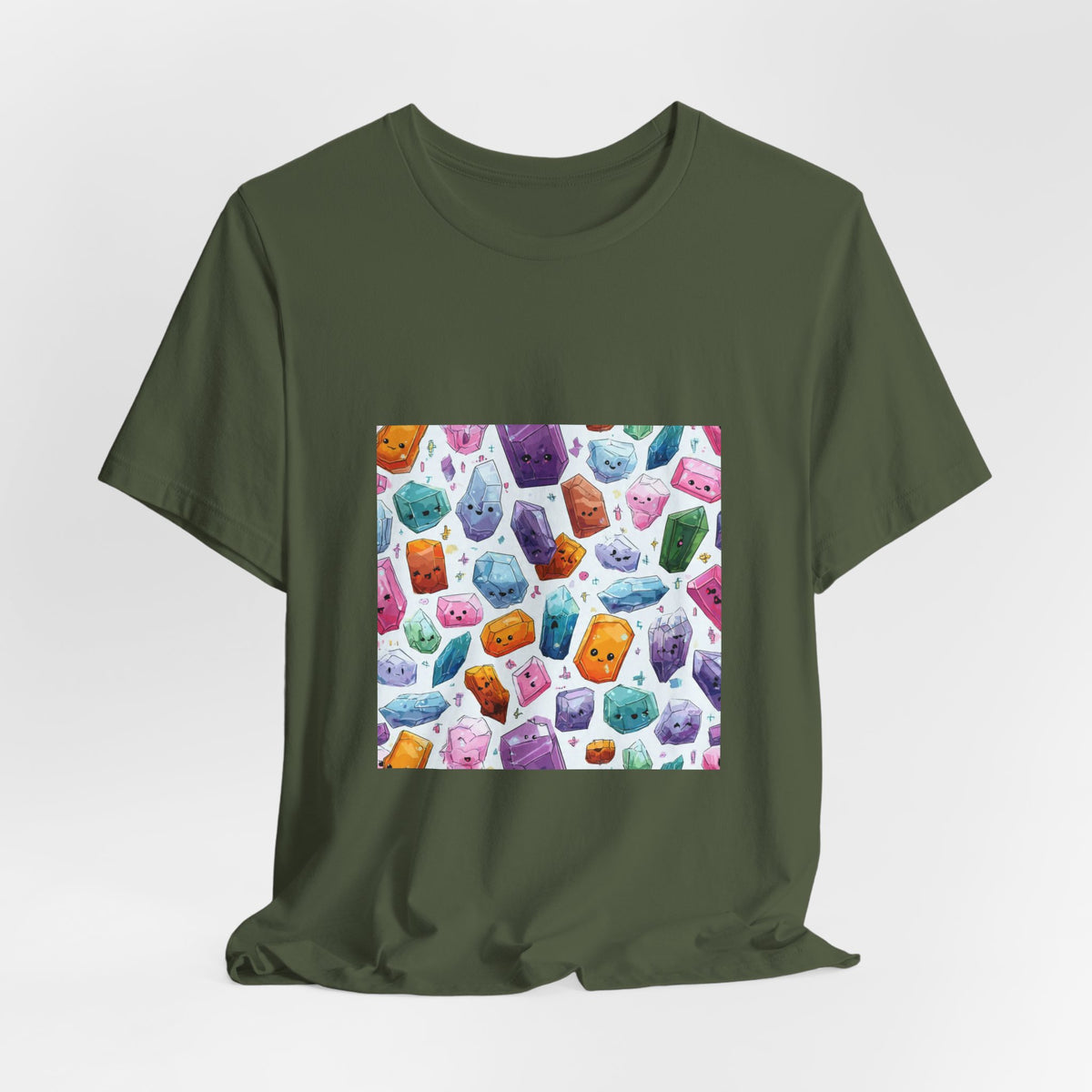 Pastel Crystal Friends T-Shirt | Greens