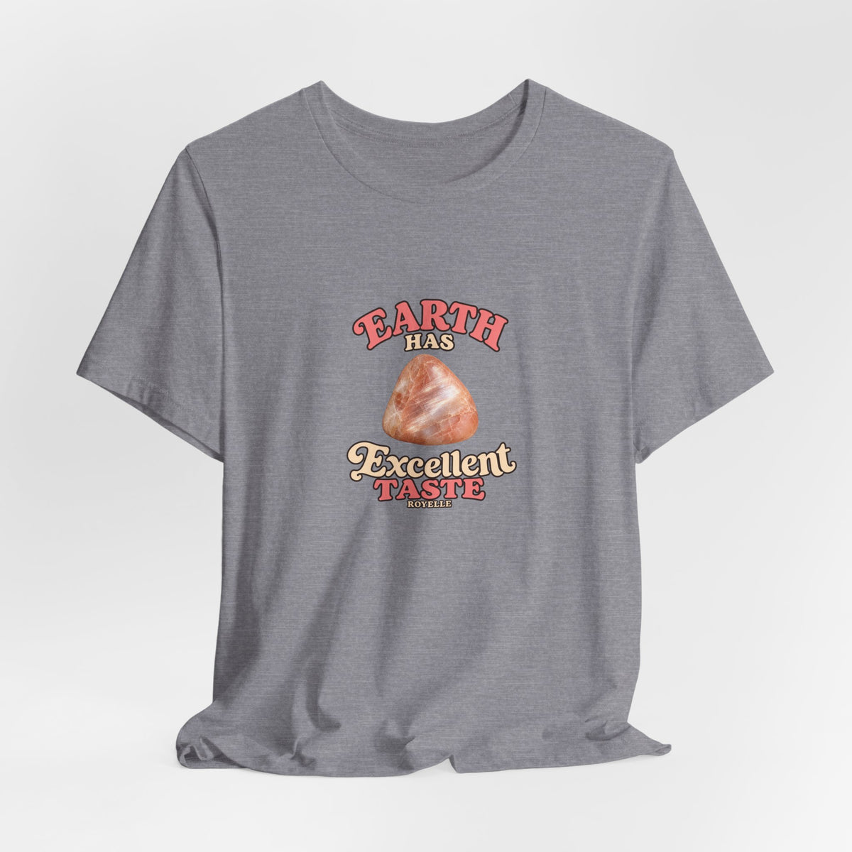Earth Has Excellent Taste — Peach Moonstone Tee | Light Neutrals