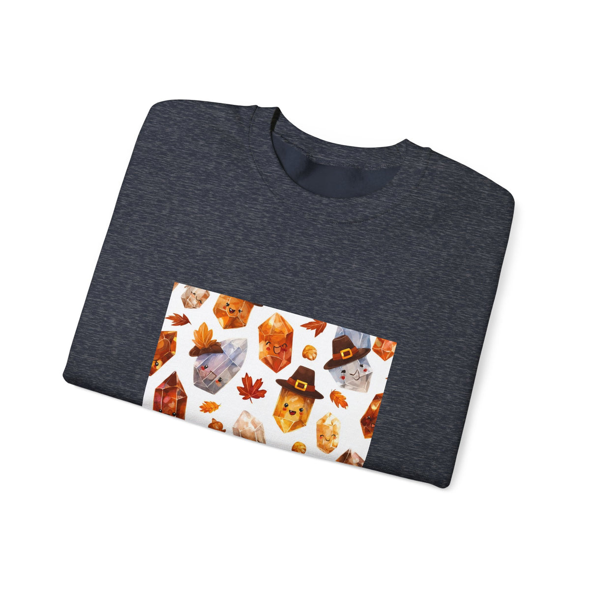 Thanksgiving Crystal Harvest Crewneck | Blues, Purples & Pinks