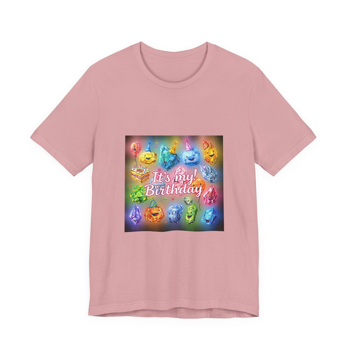 It's My Birthday Crystal Party T-Shirt | Pinks & Orchid