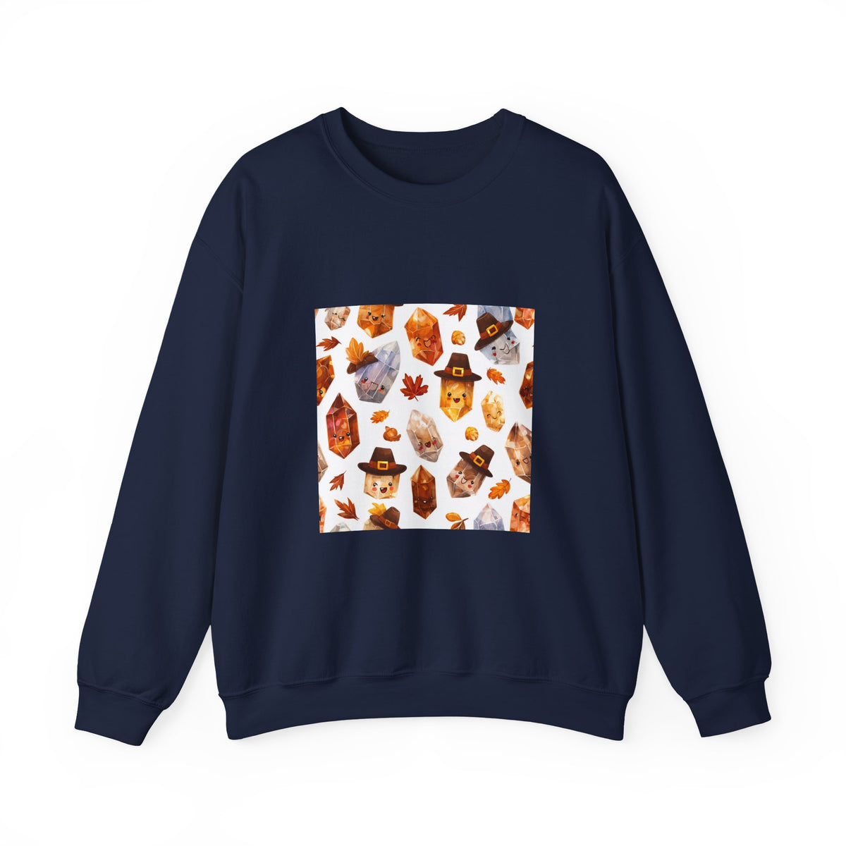 Thanksgiving Crystal Harvest Crewneck | Blues, Purples & Pinks