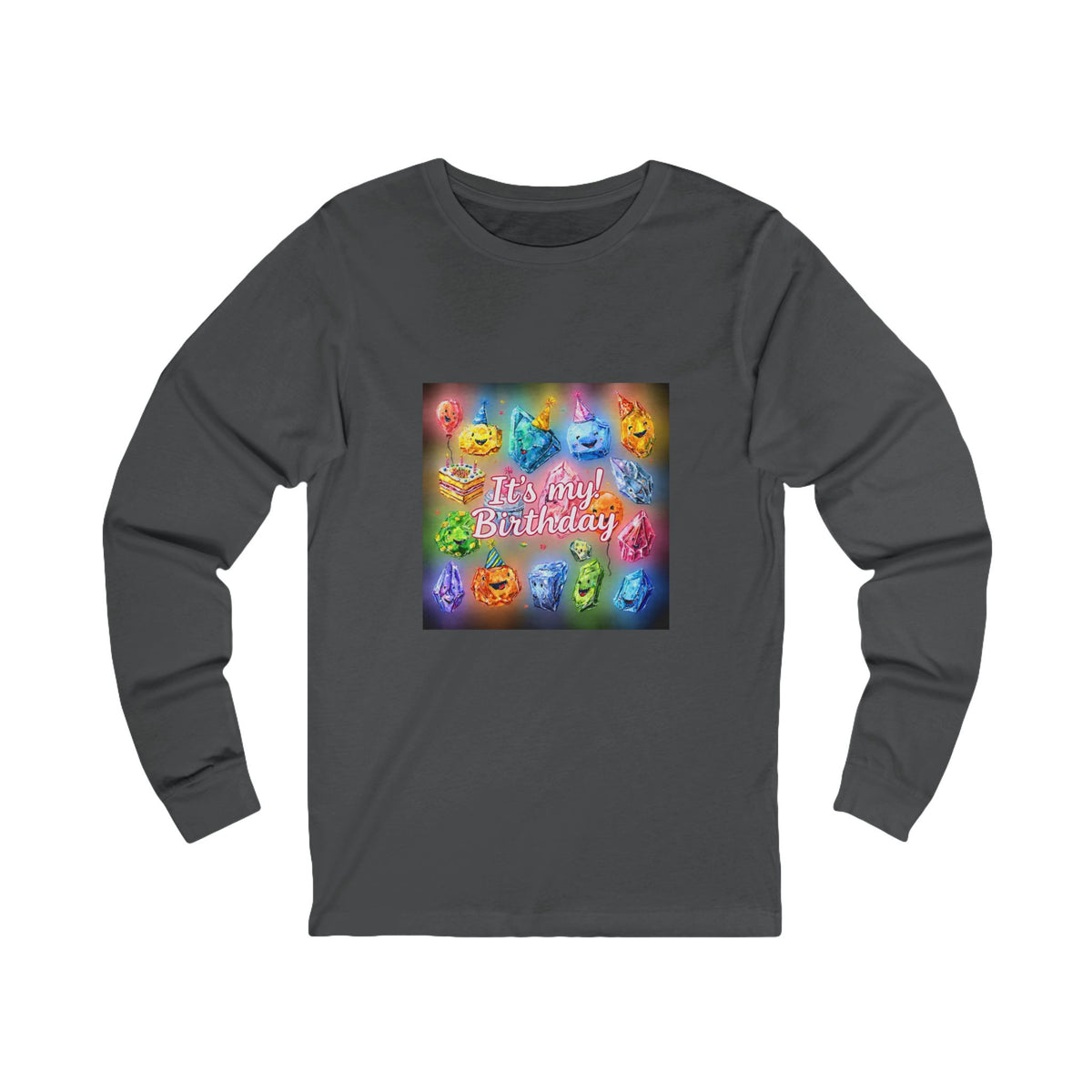 It's My Birthday Crystal Party Long Sleeve T-Shirt