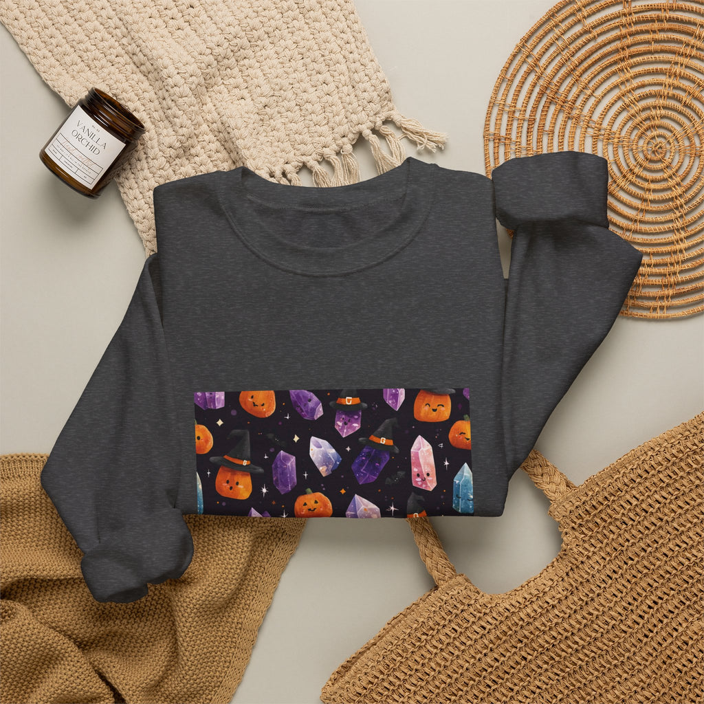 Halloween Crystal Party Crewneck | Neutrals & Reds