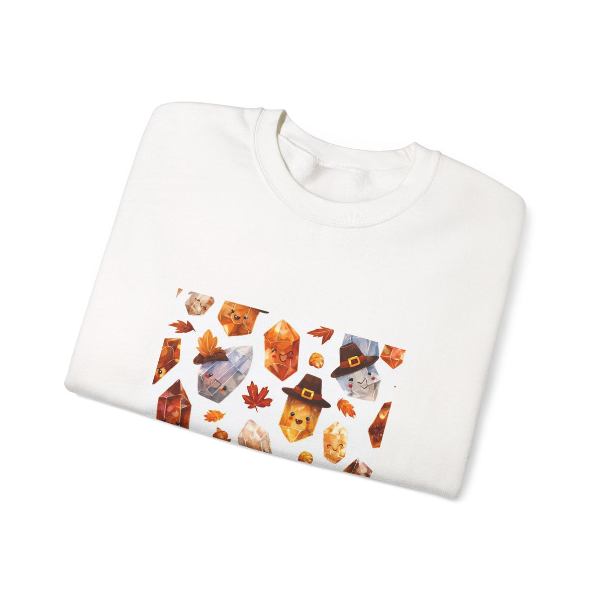 Thanksgiving Crystal Harvest Crewneck | Neutrals & Reds