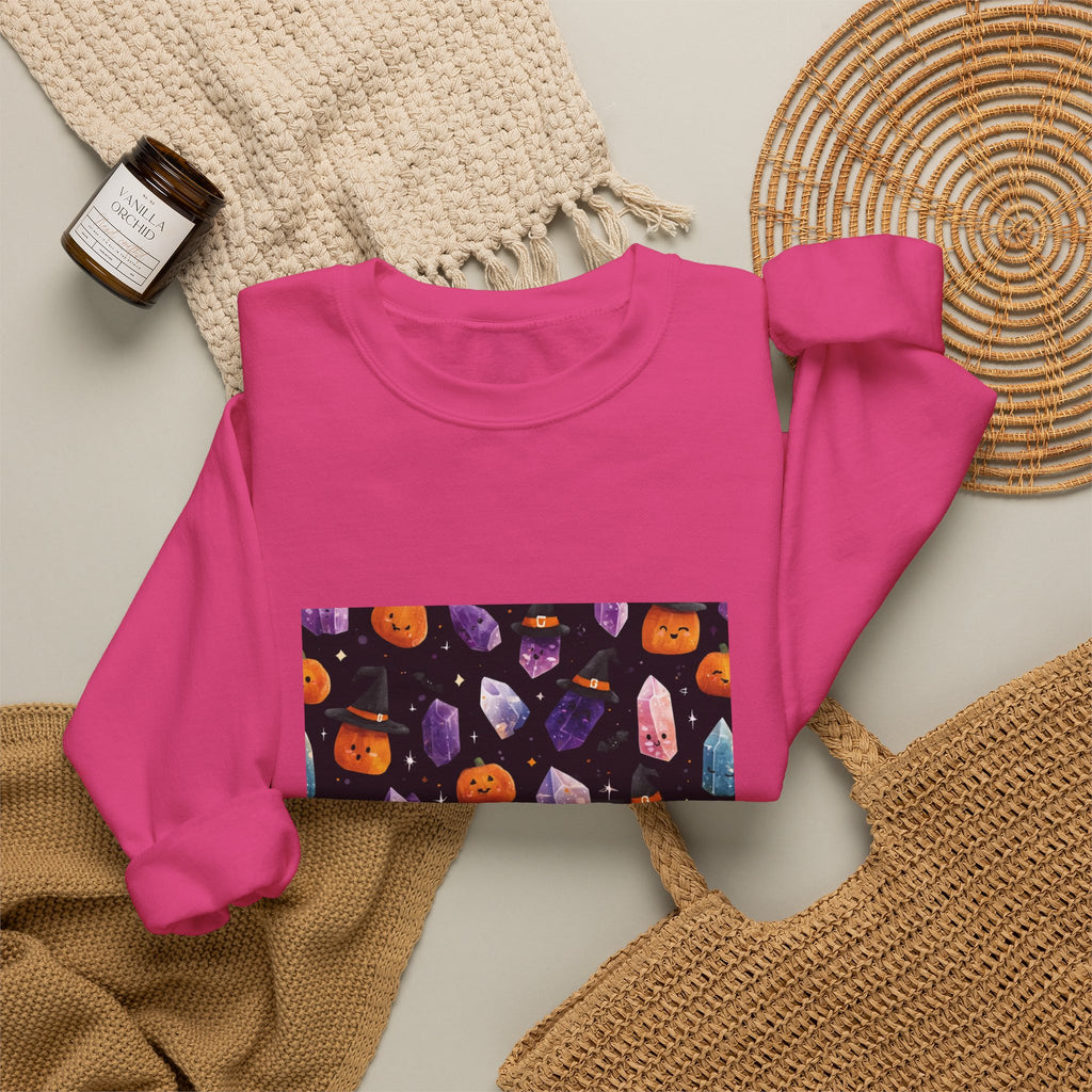 Halloween Crystal Party Crewneck | Blues, Purples & Pinks