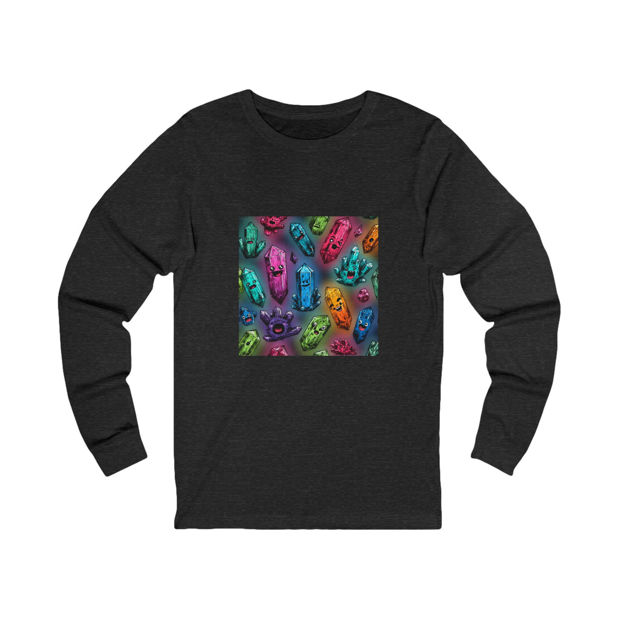 Colorful Crystal Characters Long Sleeve T-Shirt
