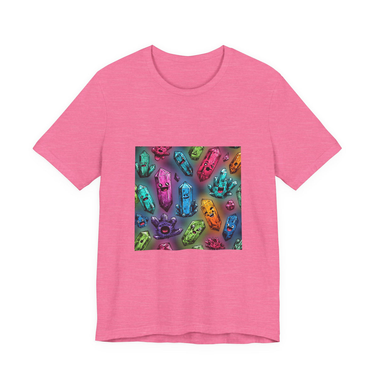 Colorful Crystal Characters T-Shirt | Pinks & Orchid