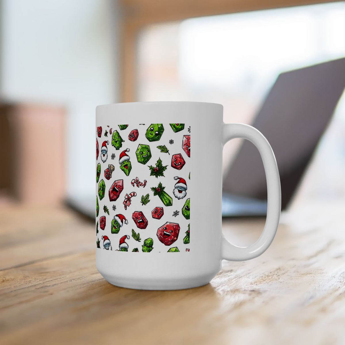 Christmas Crystal Cheer White Mug