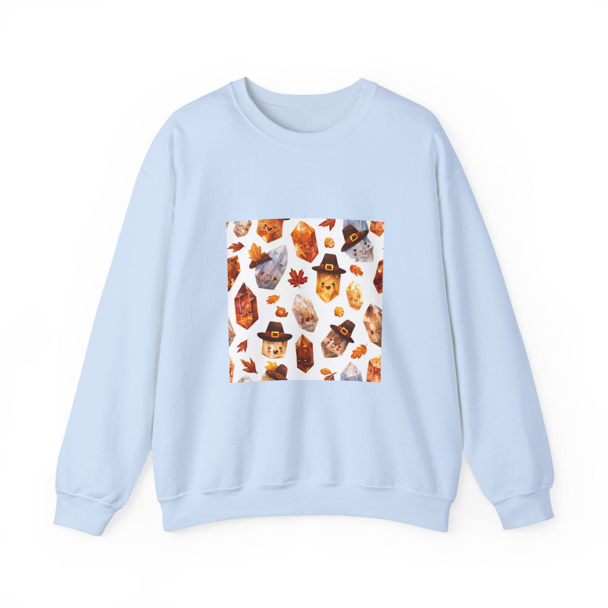 Thanksgiving Crystal Harvest Crewneck | Blues, Purples & Pinks