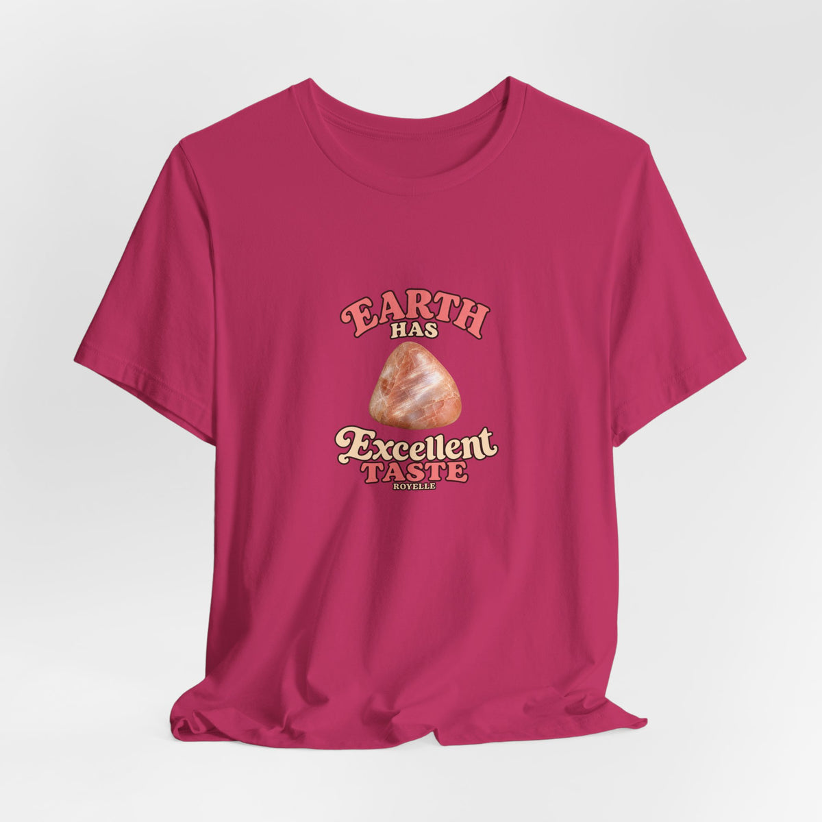 Earth Has Excellent Taste — Peach Moonstone Tee | Pinks & Orchid