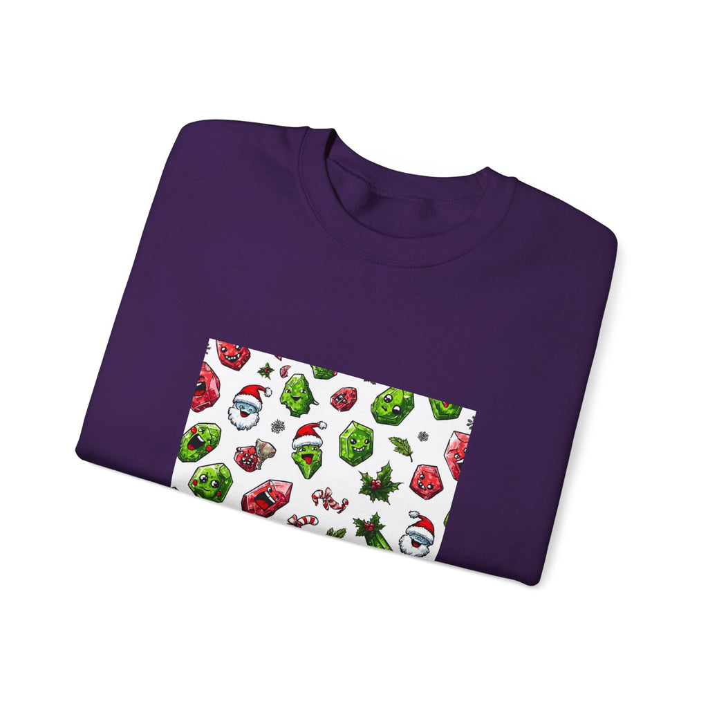 Christmas Crystal Cheer Crewneck | Blues, Purples & Pinks