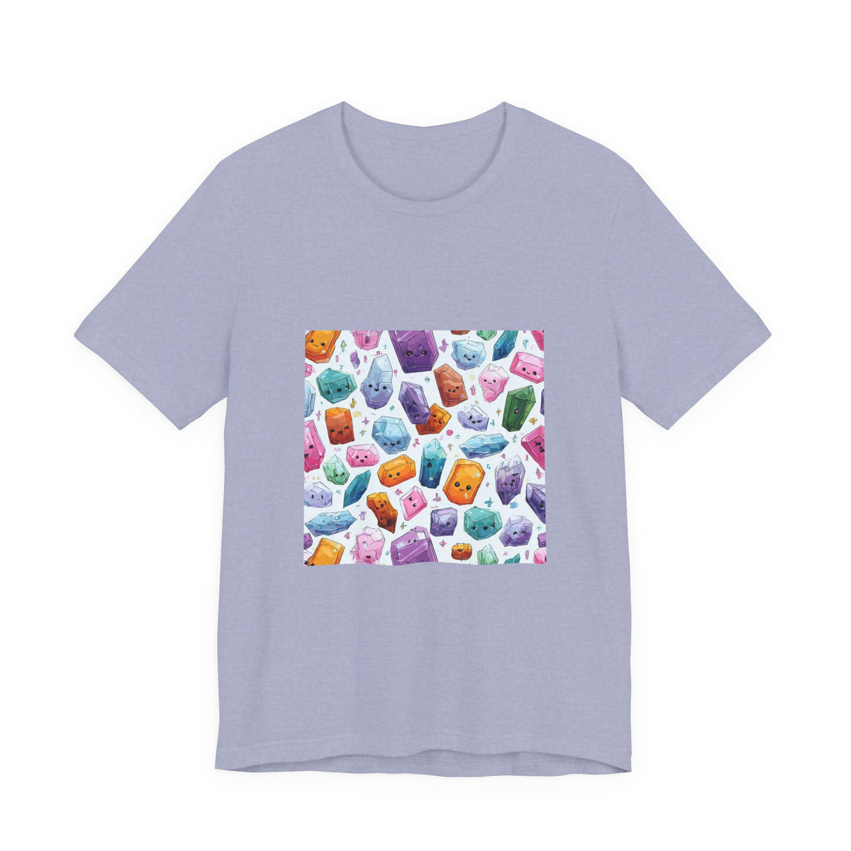 Pastel Crystal Friends T-Shirt | Soft Blues
