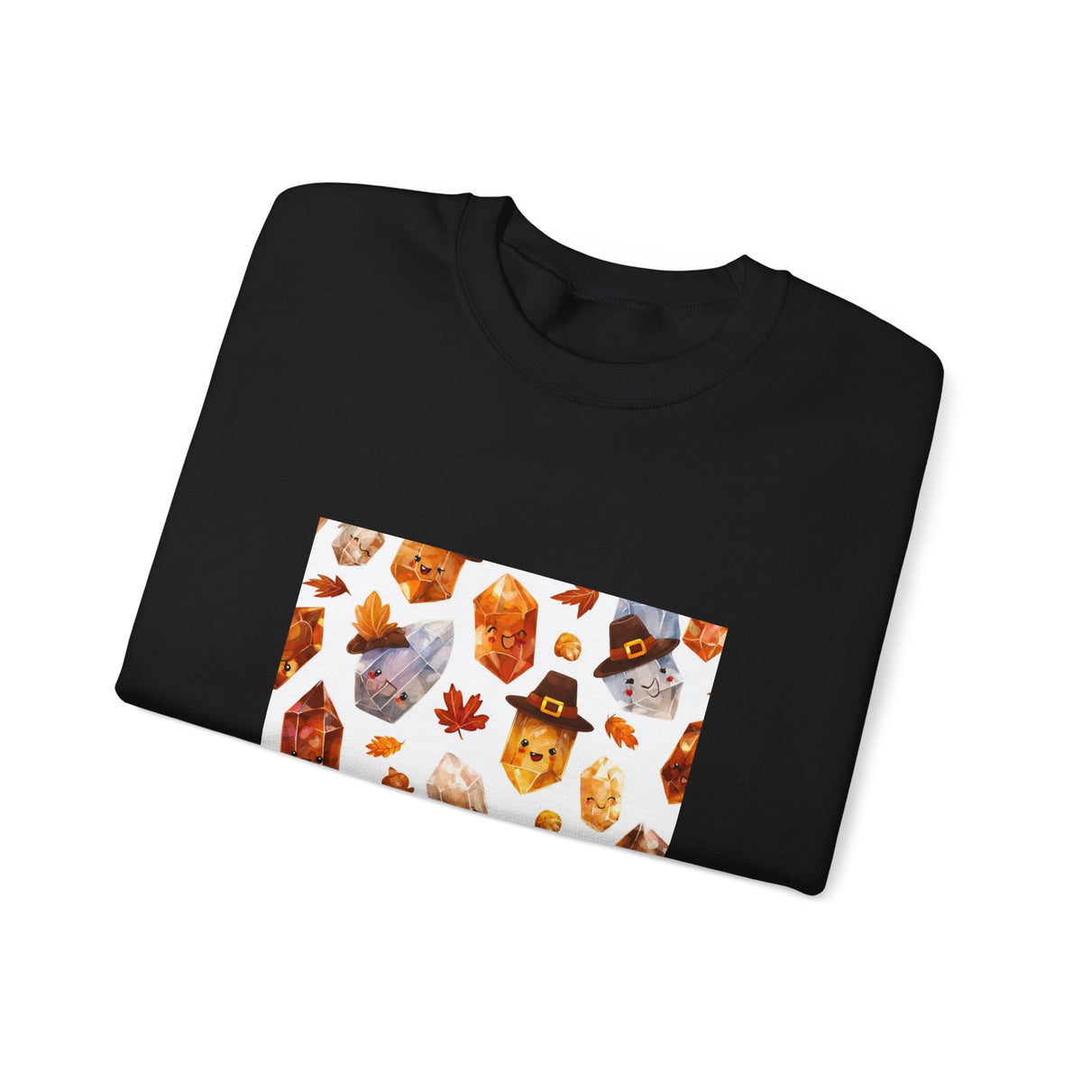 Thanksgiving Crystal Harvest Crewneck | Neutrals & Reds