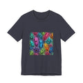Colorful Crystal Characters T-Shirt | Royal, Navy & Purple