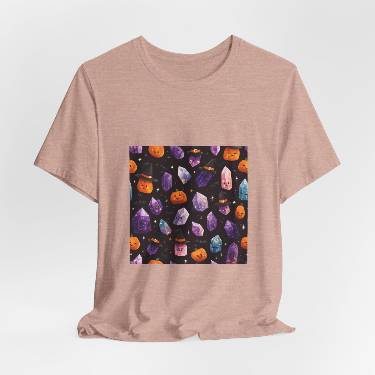Halloween Crystal Party T-Shirt | Peach & Sunset