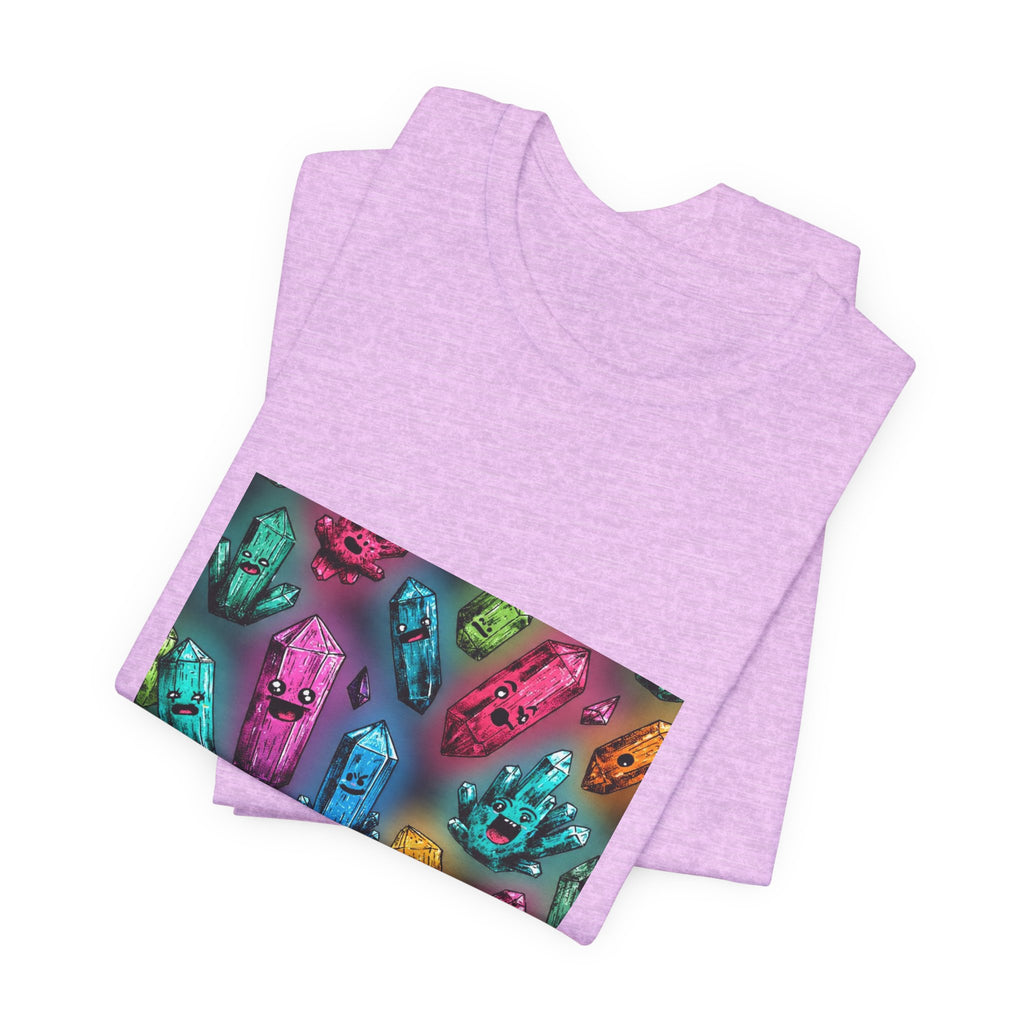 Colorful Crystal Characters T-Shirt | Pinks & Orchid