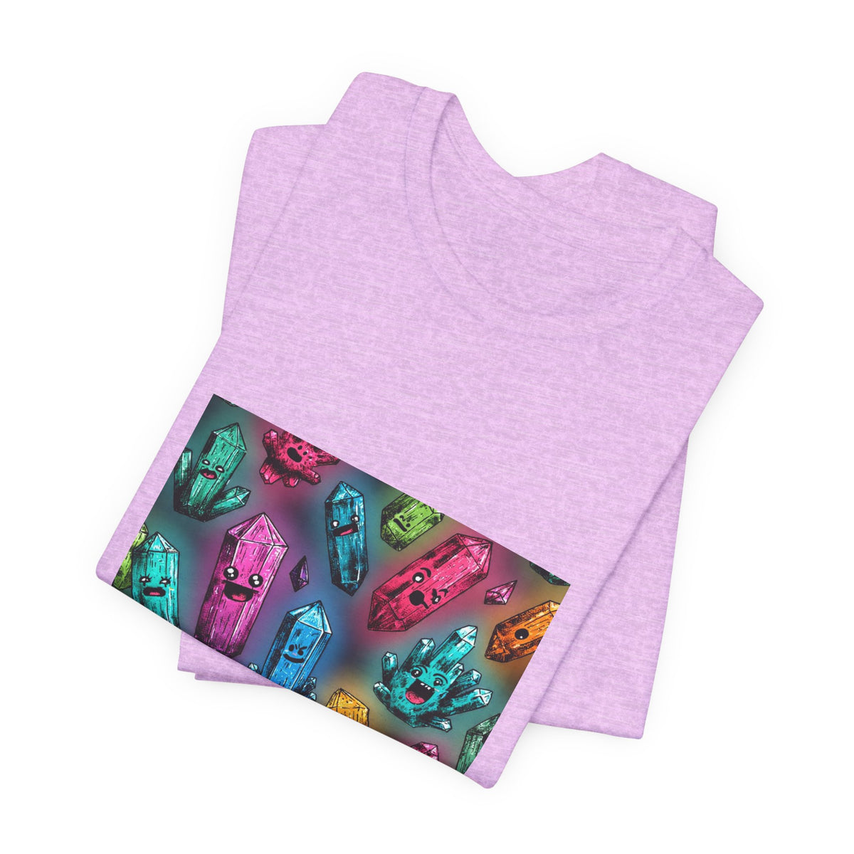 Colorful Crystal Characters T-Shirt | Pinks & Orchid