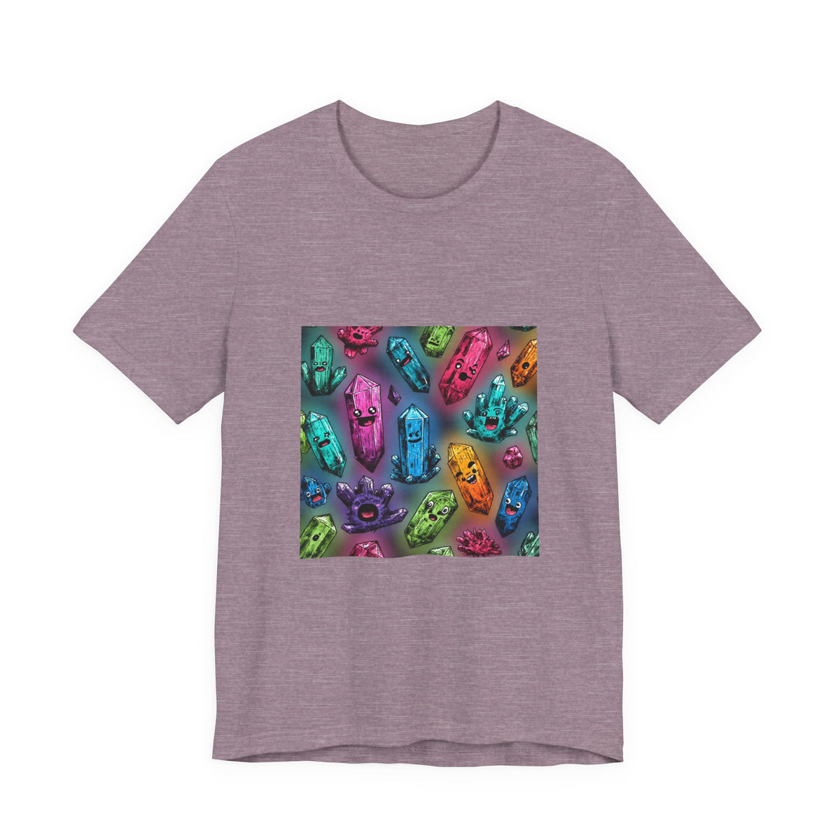 Colorful Crystal Characters T-Shirt | Royal, Navy & Purple