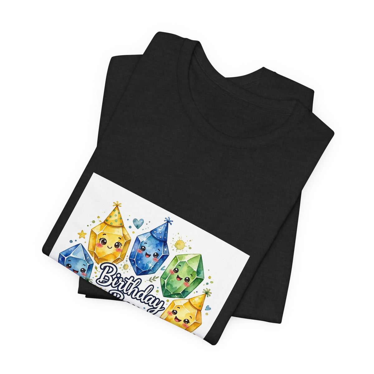 Birthday Boy Crystal Party T-Shirt | Dark Neutrals & Reds