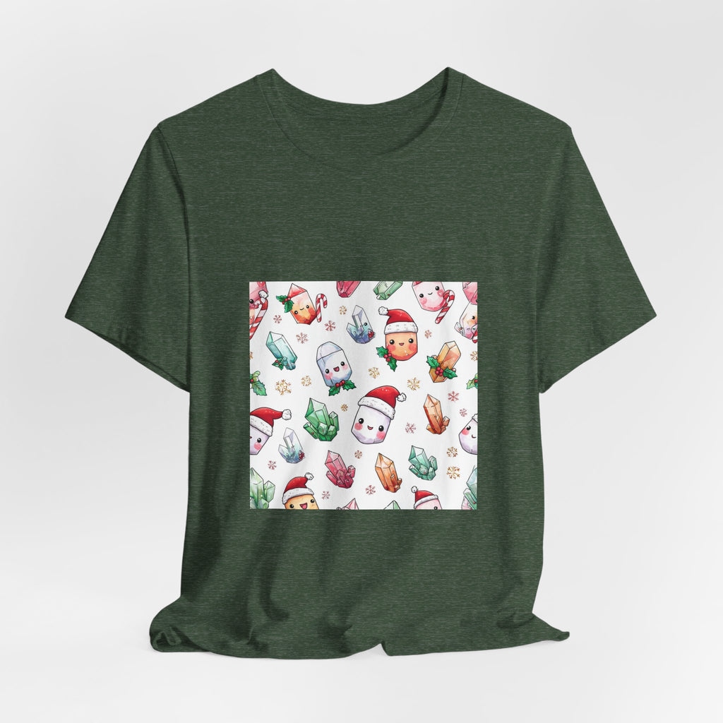 Pastel Christmas Crystal Friends T-Shirt | Forest & Ocean