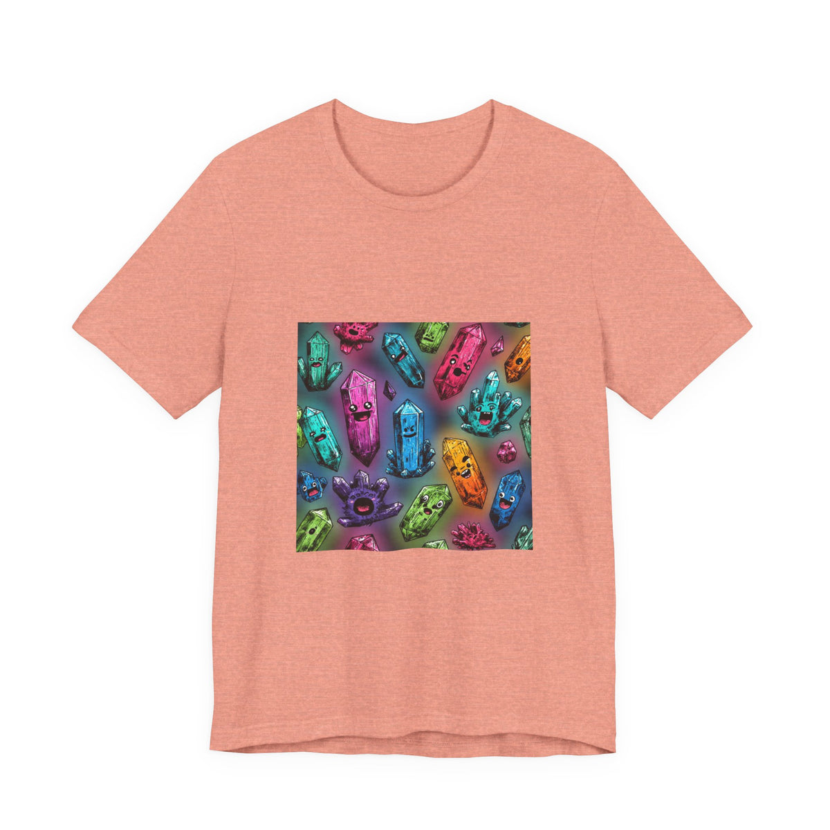 Colorful Crystal Characters T-Shirt | Pinks & Orchid
