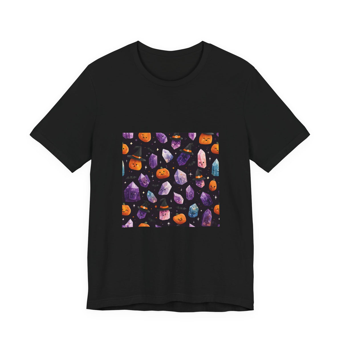 Halloween Crystal Party T-Shirt | Dark Neutrals & Reds