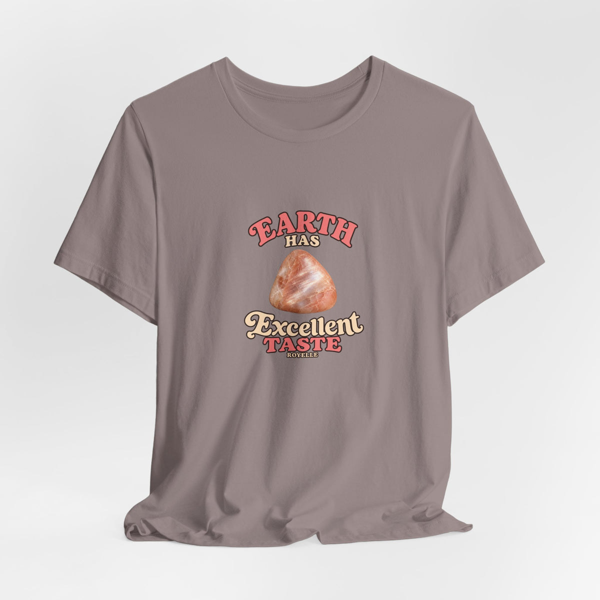 Earth Has Excellent Taste — Peach Moonstone Tee | Sandy Neutrals & Oranges
