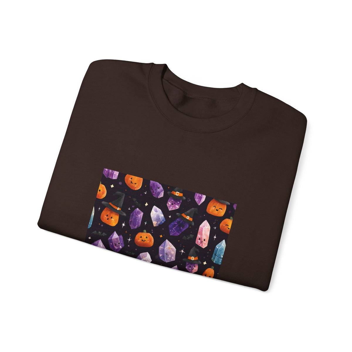 Halloween Crystal Party Crewneck | Earth Tones & Brights