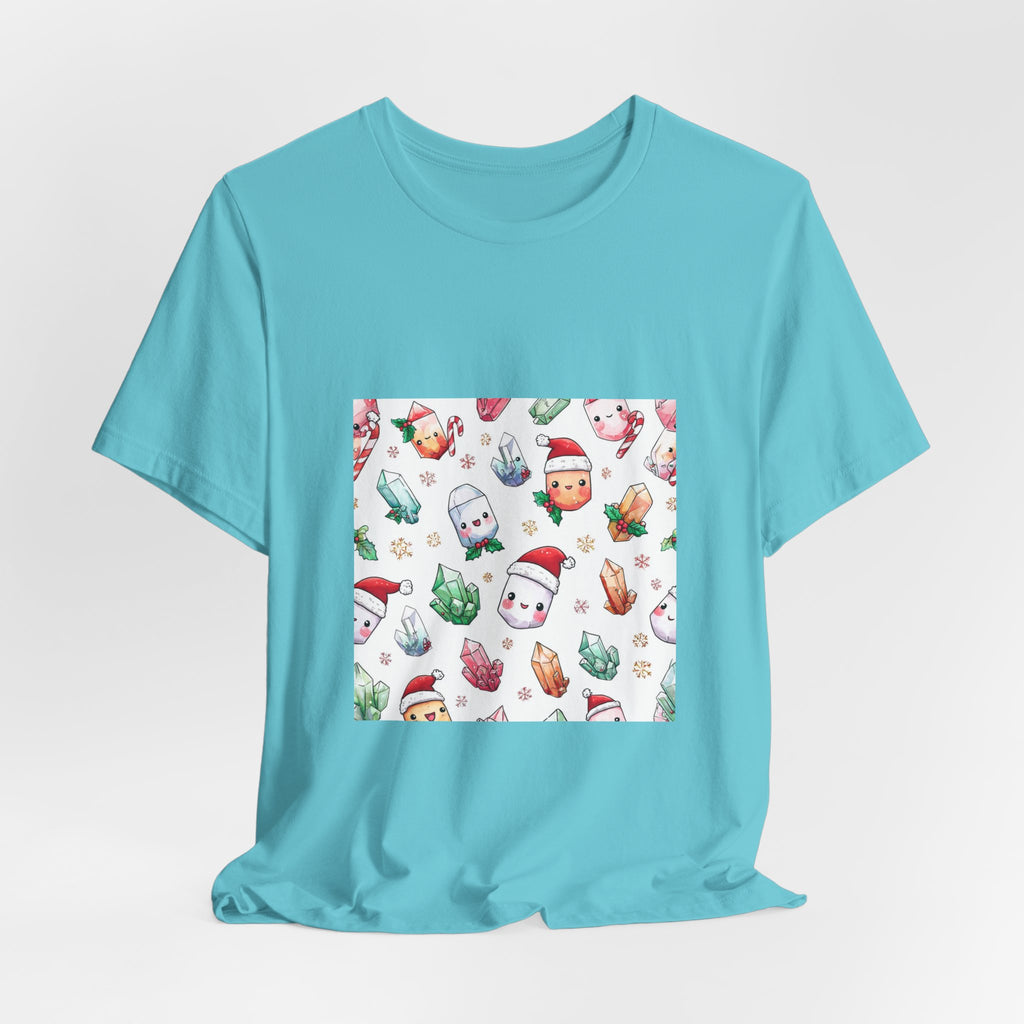 Pastel Christmas Crystal Friends T-Shirt | Forest & Ocean